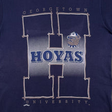 Load image into Gallery viewer, Vintage Nutmeg Mills Georgetown Hoyas T Shirt L NCAA Single Stitch College USA
