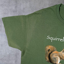Load image into Gallery viewer, Squirrel Whisperer Animal Wildlife Graphic Faded Grey Cotton T-Shirt
