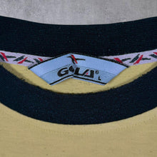 Load image into Gallery viewer, Vintage GOLA Classic Embroidered Mini Logo Yellow Cotton Blend Ringer T-Shirt
