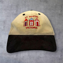 Load image into Gallery viewer, Vintage Mt Martha Victoria Beach Box Cap Genuine Suede Peak Australia
