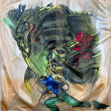 Load image into Gallery viewer, Early 00's Dian Dian Tong Goth Y2K Anime Manga Beige Mesh Short Sleeve Shirt
