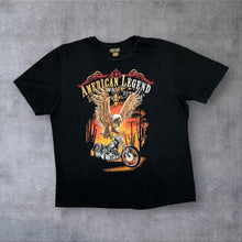 Load image into Gallery viewer, Atlas For Men "American Legend" Biker Eagle Spellout Graphic T-Shirt
