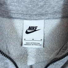 Load image into Gallery viewer, Nike Classic Basic Embroidered Mini Logo Grey Zip Hoodie
