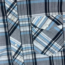 Load image into Gallery viewer, Vintage 90's Wrangler Cowboy Cut Regular Fit X-Long Tails Western Check Popper Shirt
