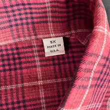 Load image into Gallery viewer, Burberry London Shirt Mens 5XL 5X Red Plaid Check Made in USA Cotton Vintage
