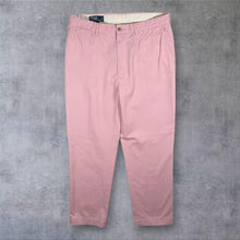 Load image into Gallery viewer, Polo Ralph Lauren Prospect Pant Pink Chino Trousers W36 L32 Cotton Preppy
