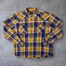 Load image into Gallery viewer, Atlas For Men Western Style Plaid Check Long Sleeve Cotton Flannel Shirt
