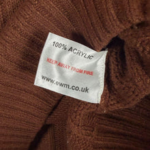 Load image into Gallery viewer, PG Field Mens XL L Rust Brown Ribbed Knit Jumper Countrywear Sweater
