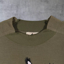 Load image into Gallery viewer, Vintage 90s Northwest Territory Eagle Wildlife Sweatshirt Large Khaki Olive Green
