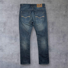 Load image into Gallery viewer, Diesel Safado 008E7 Jeans Mens W30 L32 Blue Distressed Slim Straight Y2K
