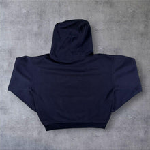 Load image into Gallery viewer, Wrigley Field Chicago Illinois USA Embroidered Tourist Navy Blue Hoodie
