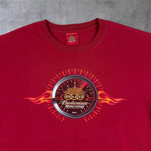 Load image into Gallery viewer, Vintage Budweiser Racing T Shirt XL Made USA Y2K Motorsport Graphic Red 2006
