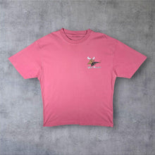 Load image into Gallery viewer, Early 00's Uber Moose "Moose Lee" Cartoon Graphic Washed Red Pink Cotton T-Shirt

