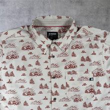 Load image into Gallery viewer, Marmot Mens XL Mountain Cabin Print Shirt Short Sleeve Hiking Gorpcore Outdoor
