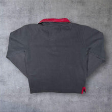 Load image into Gallery viewer, Lazy Jacks Classic Dark Grey Red 1/4 Zip Pullover Sweatshirt
