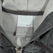 Load image into Gallery viewer, Vintage Y2K Nike Hooded Track Jacket XL Washed Grey Yellow Windbreaker
