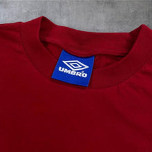 Load image into Gallery viewer, Early 00’s Umbro Classic Embroidered Mini Logo Spellout T-Shirt
