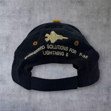 Load image into Gallery viewer, F-35 Lightning II Cap Australia UK Aviation Aerospace Suede Peak Hat
