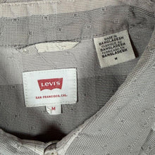 Load image into Gallery viewer, Levi's Western Style Grey Mix Check Long Sleeve Cotton Popper Shirt

