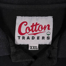 Load image into Gallery viewer, Vintage Cotton Traders Devon Rugby Union Black Green Short Sleeve Polo Shirt

