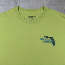Load image into Gallery viewer, Reel Legends Fishing Fish Wildlife Graphic Lime Green Cotton T-Shirt
