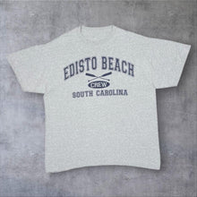 Load image into Gallery viewer, Edisto Beach Crew “South Carolina” Souvenir Spellout Graphic Grey T-Shirt
