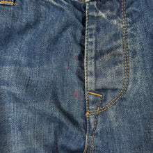 Load image into Gallery viewer, Superdry Washed Blue Denim Distressed Style Straight Leg Cotton Jeans
