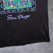 Load image into Gallery viewer, Vintage San Diego (1991) USA Tourist Souvenir Black Graphic Single Stitch T-Shirt
