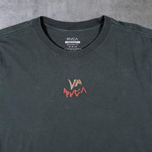 Load image into Gallery viewer, RVCA "Dayshift" Relaxed Fit Skater Embroidered Green Cotton T-Shirt
