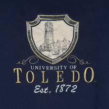Load image into Gallery viewer, Vintage JanSport University of Toledo Sweatshirt XL Navy Embroidered College
