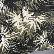Load image into Gallery viewer, Vintage Man's Fashion Hawaiian Tropical Palm Leaf Pattern Short Sleeve Shirt
