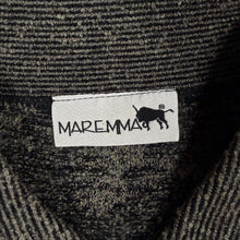 Load image into Gallery viewer, Vintage 90s Maremma Textured Grey Mix Polo Jumper Grandad Knit Retro XL
