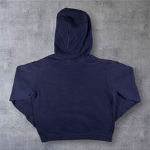 Load image into Gallery viewer, Nike Blue Devils Lacrosse College Centre Swoosh Graphic Navy Blue Hoodie
