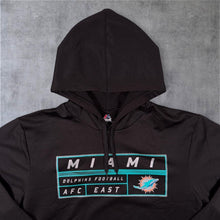 Load image into Gallery viewer, Majestic Therma Base NFL Miami Dolphins Football Polyester Black Hoodie
