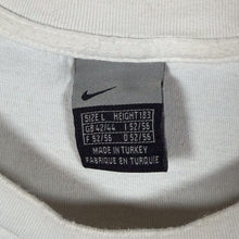 Load image into Gallery viewer, Early 00's Nike Classic Logo Spellout Graphic White Cotton Short Sleeve T-Shirt

