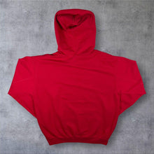 Load image into Gallery viewer, NFL Team Apparel San Francisco 49ers Football Embroidered Spellout Red Hoodie
