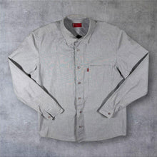 Load image into Gallery viewer, Levi's Red Tab Classic Grey Long Sleeve Cotton Shirt
