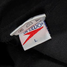 Load image into Gallery viewer, Vintage Speedo Reversible Jacket Large Black Blue Graphic Windbreaker Y2K
