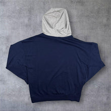 Load image into Gallery viewer, Nike MLB Boston Red Sox Baseball Spellout Graphic Navy Blue Grey Hoodie
