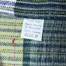 Load image into Gallery viewer, Vintage Mar-Fex Ecuador Handwoven Cotton Baja Pullover Mens M Boho Ethnic 90s
