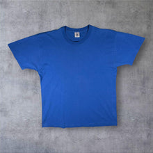 Load image into Gallery viewer, Vintage 90s Delta Pro Weight Blank T Shirt XL Blue Single Stitch USA Tee
