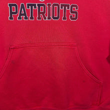 Load image into Gallery viewer, Reebok NFL New England Patriots Football Spellout Graphic Red Hoodie

