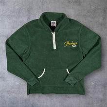 Load image into Gallery viewer, NFL Green Bay Packers Football Embroidered Mini Logo Green 1/4 Zip Fleece Sweatshirt
