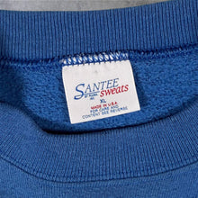 Load image into Gallery viewer, Vintage Santee NCAA Kansas Jayhawks College Graphic Blue Sweatshirt
