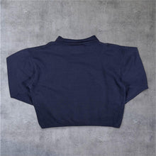 Load image into Gallery viewer, Early 00's Champion Embroidered Big Spellout Navy Blue 1/4 Zip Pullover Sweatshirt
