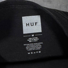 Load image into Gallery viewer, HUF Worldwide T Shirt Mens M Black Checkerboard Classic H Logo Skate Streetwear
