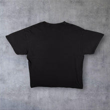 Load image into Gallery viewer, DOM Goth Wolf Animal Wildlife Graphic Black Cotton T-Shirt
