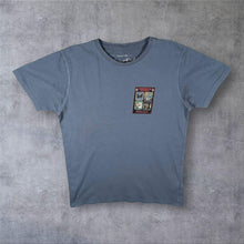 Load image into Gallery viewer, Weird Fish "Stephfin King" Parody Spellout Graphic Blue T-Shirt
