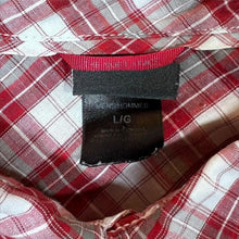 Load image into Gallery viewer, The North Face TNF Red Plaid Check Short Sleeve Cotton Polyester Shirt
