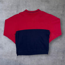 Load image into Gallery viewer, Vintage Giani Feroti Colour Block Rugby Polo Sweatshirt Red Navy White M
